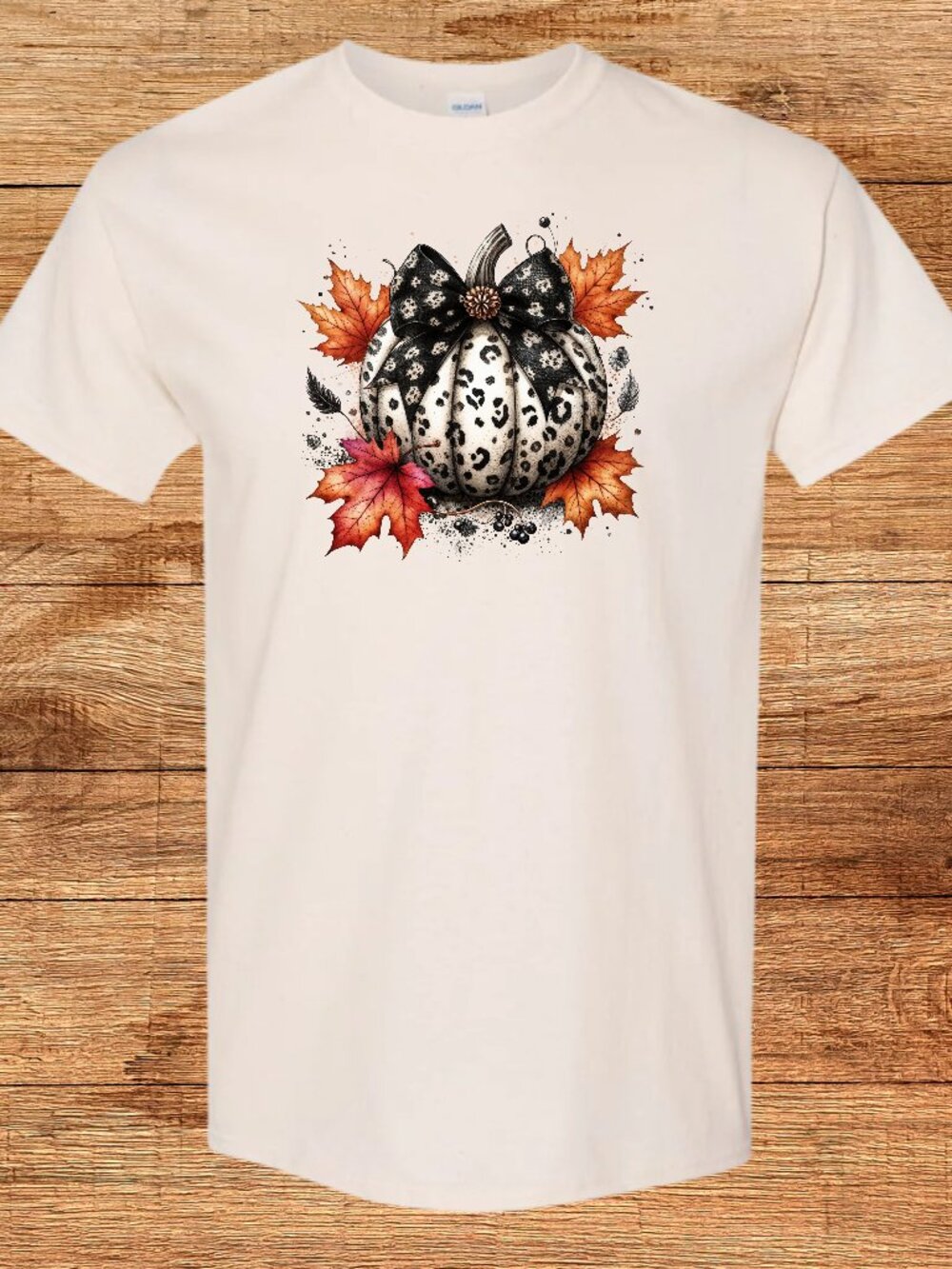 Fall Pumpkin Bow Tee